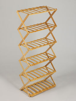 Стеллаж универсальный, 6 полок, 50×25×110 см, напольный, открытый, Greengo