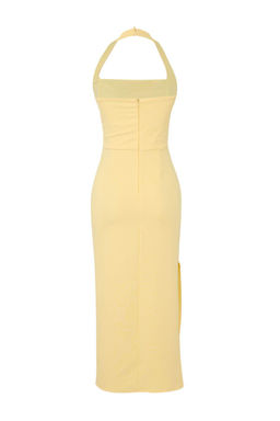 TRENDYOLMILLA Siyah Vucuda Oturan Dokuma Elbise TPRSS24EL00136 фото 35