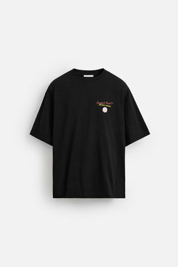 CONTRAST PRINTED T-SHIRT - Zara фото 7