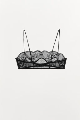 LACE BANDEAU BRALETTE - Zara фото 6