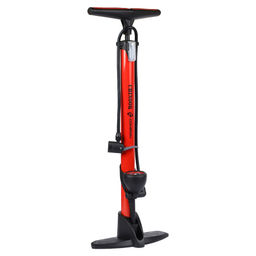 Насос напольный с манометром COMIRON CHINOOK, стальной цилиндр, ручка и ножки литой PP пластик, Presta-Schrader-Dunlop, 11 бар, вес 871гр. /уп 20 - Галеонтрейд фото 2