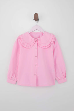 Pembe Uzun Gomlek TKDSS26GO00002