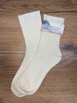 BK827 Носки, 1 пара (бархат) БЕЛЫЙ