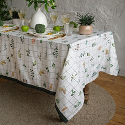 Скатерть Этель Flora 149?180 см, 100% хлопок, саржа 190 г/м?