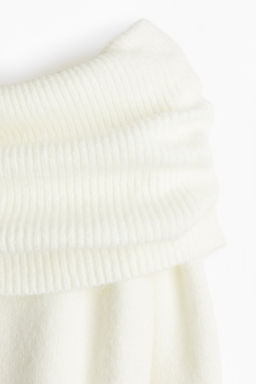 Vestido off-the-shoulder de punto - H&m фото 2