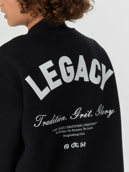 Бомбер для мальчиков черный с принтом legacy unbroken - Mark formelle фото 9