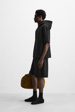 RELAXED FIT JOGGER BERMUDA SHORTS - Zara фото 14