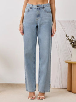 Джинсы жен. P222-0134-1 l.blue, со стразами - Primm фото 2