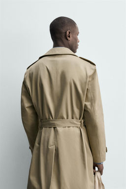 TRENCH CRUZADO REGULAR FIT / Beige - Zara фото 3