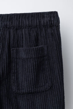 CORDUROY BAGGY TROUSERS - Zara фото 4