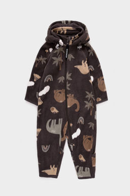 Crockid _ ФЛ 60000/темно-серый,динозавры комбинезон д/дет яс
