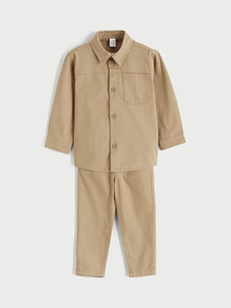 Erkek ?ocuk Gabardin G?mlek ve Pantolon