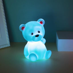 Ночник iLikeGift "Gummy bear", blue (8*12 см)