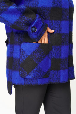 Жакет ДаЛи 3583Л василек с черный