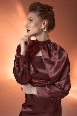 Платье Мия (шоколадный) - Эльза фото 19