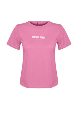 Pembe %100 Pamuk Slogan Nak?sl? Relaxed/Rahat Kal?p Orme T-Shirt TWOSS24TS00177 - Trendyolmilla фото 7