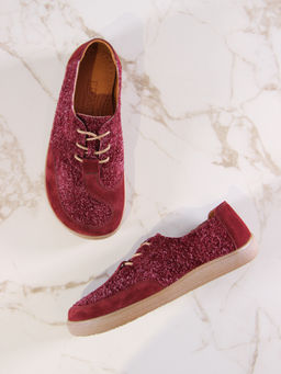 Кеды EDART 188.natabr.Бордовый джангл+бордовая замша - Ed'art фото 4