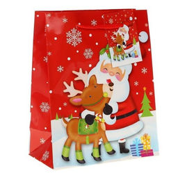 Цена за 12 шт. Пакет подарочный 12х15х6 Новый год / 16023 /уп 12/2400/ микс - Галеонтрейд фото 5