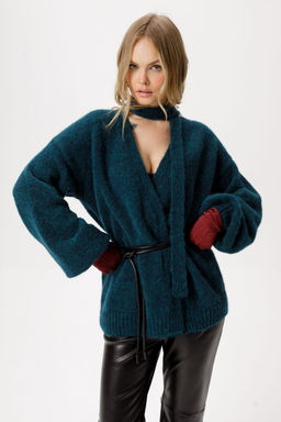 Кардиган Pirs 6360 изумрудный  фото 2