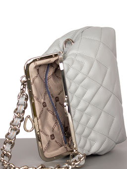 LACCOMA сумка Ева-Л815-серо-голубой эко кожа хлопок фото 4