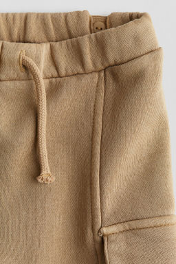 Joggers cargo con efecto lavado
