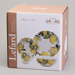 НАБОР ПОСУДЫ ОБЕДЕННЫЙ LEFARD ЛЕМОН ТРИ НА 4 ПЕР. 16 ПР.  фото 19