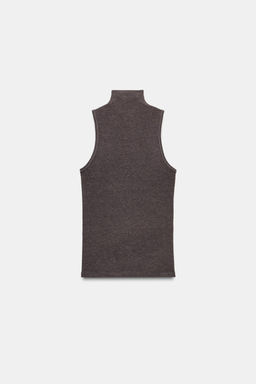 HIGH NECK SLEEVELESS TOP - Zara фото 7