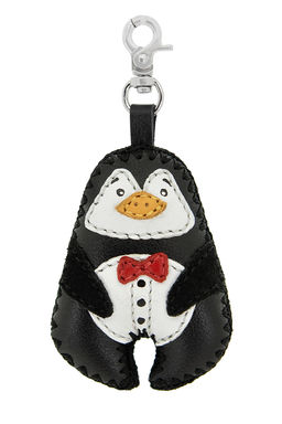 Брелок кожаный Пингвин ДС-543.8