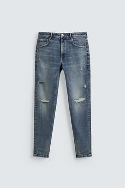RIPPED FLARE FIT JEANS - Zara фото 16