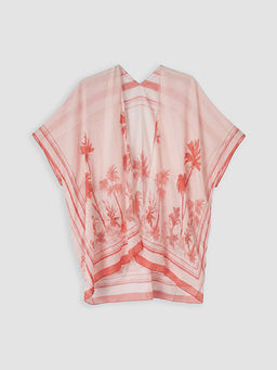 ?al Yaka Desenli Kad?n Kimono