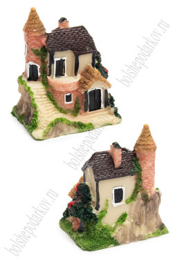 Фигурка миниатюрная Домик 6*4,3*7,2 см (1 шт) SF-8049, №4