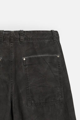 RELAXED FIT FADED TROUSERS - Zara фото 9