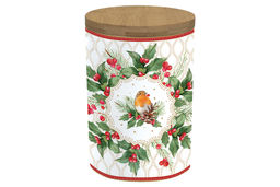 Банка для печенья Рождественские ягоды, 16 х 11 см, 0,7 л