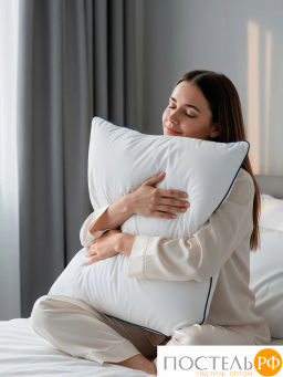 Подушка MEDSLEEP МАЮРА хлопок-тик/пух утиный, 1000 г  фото 6