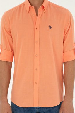 U. S. Polo Assn / Мужская базовая рубашка с длинным рукавом Brick Brick - U.s. polo assn фото 6
