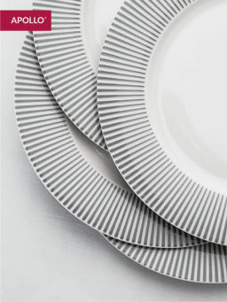 Тарелка обеденная APOLLO Stripes 27 см  фото 4