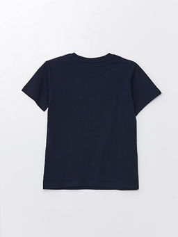 Bisiklet Yaka Sonic Bask?l? K?sa Kollu Erkek ?ocuk Ti??rt ve ?ort - Waikiki фото 3