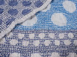 18с231-ШР/у 50*70 Полотенце "Круги-2" цв.2 синий