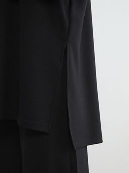 Ta?l? Soft Touch Oversize Kad?n Sweatshirt Tunik