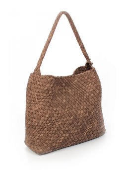 LACCOMA сумка СУ1053-0-винтаж коричневый эко кожа хлопок  фото 2