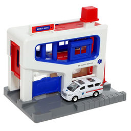 Парковка Скорая, подъёмный механизм, 1 машинка в комплекте, МИКС - Simaland фото 5