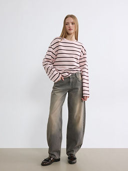 Balloon Fit Kad?n Jean Pantolon