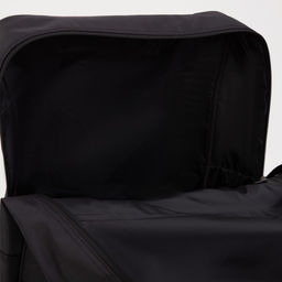 Сумка дорожная 20 на колёсах, отдел на молнии, наружный карман, цвет чёрный - Simaland фото 4