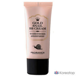 BB-крем для лица с муцином золотой улитки цвет натуральный бежевый - BB Cream Gold Snail natural beige SPF30 PA+++ , 30 мл