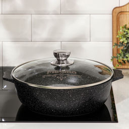 ГРАНИТ BLACK INDUCTION Жаровня 3,0 л, арт. 33802И