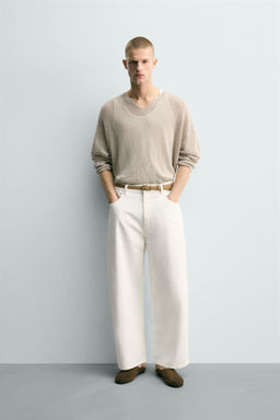 JEANS WIDE FIT / Blanco
