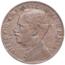 Монета 2 чентезимо 1917 года Италия