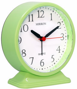 Будильник Mirron кварцевый зеленый 2673-2