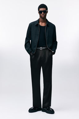 Pantalon de saten Relaxed Fit - H&m фото 2