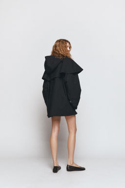 CONTRAST COLLAR HOODED TRENCH COAT ZW COLLECTION LIMITED EDITION - Zara фото 11